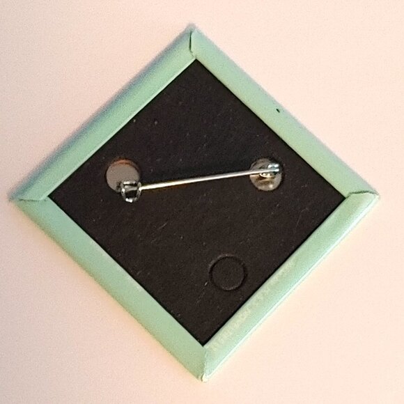 RETRO Beaver Canoe Pin Teal - Picture 2 of 2